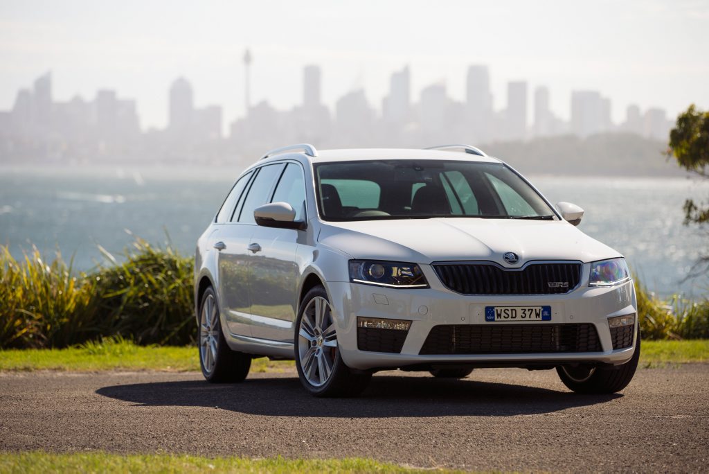 The Skoda Octavia RS Wagon. The Skoda Octavia RS Wagon.